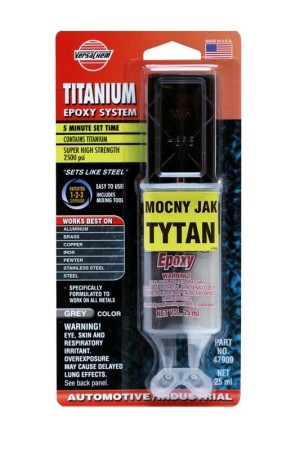 K2 Fémragasztó epoxigyanta, titán (szürke) 25ml DV479